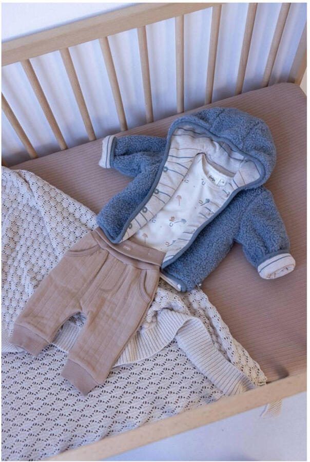 Feetje teddy reversible jas winter blauw - Foto 3