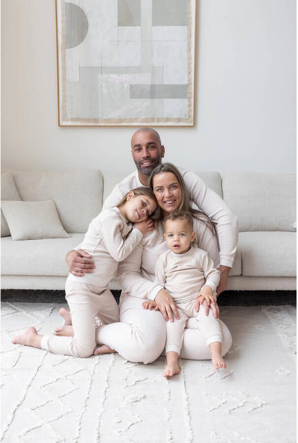 Feetje unisex Family Edition Wafel pyjama stroopwafel wit - Foto 2