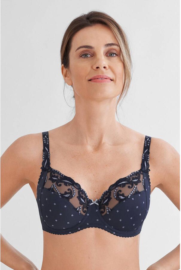 Felina niet-voorgevormde beugelbh Secret Delight donkerblauw