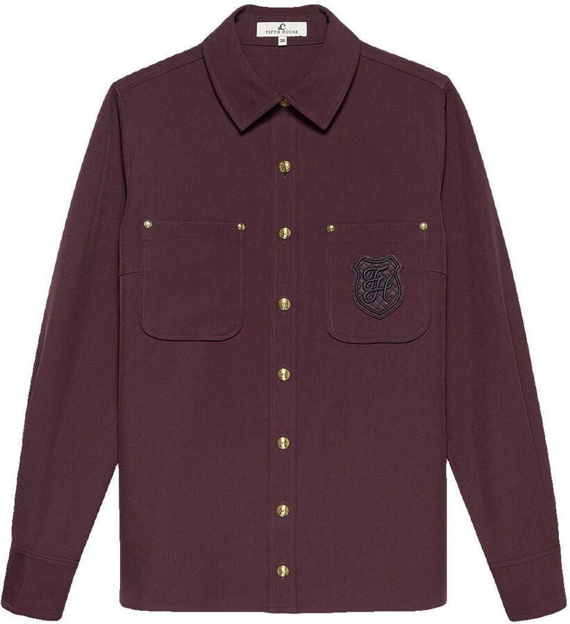 Fifth House blouse donkerrood