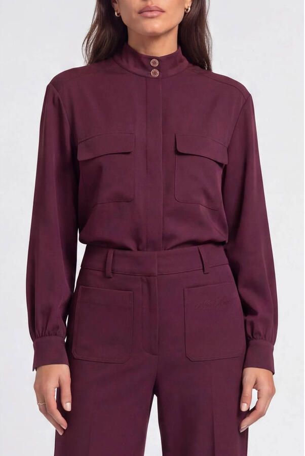 Fifth House blouse donkerrood