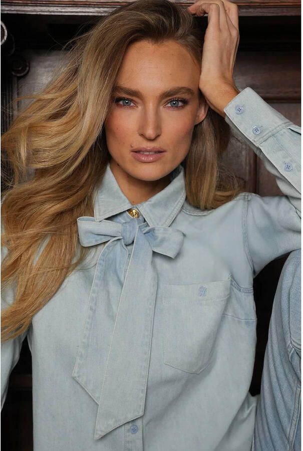 Fifth House blouse light blue denim