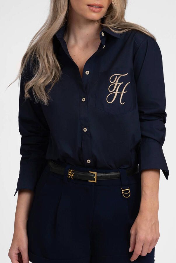 Fifth House blouse marineblauw