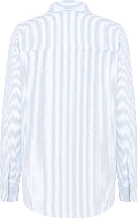 Fifth House gestreepte blouse met glitters lichtblauw - Foto 2