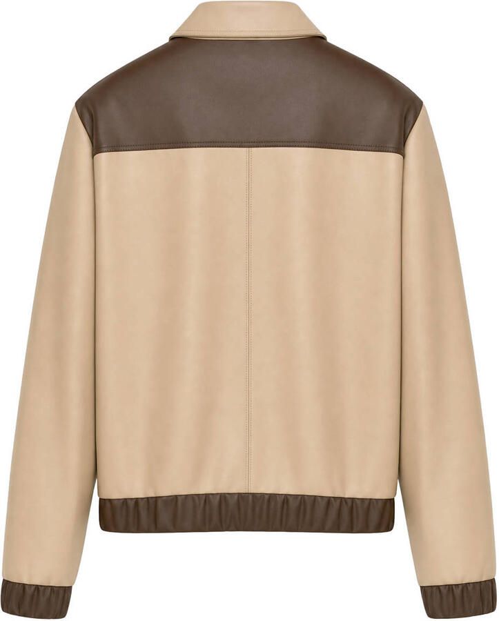 Fifth House imitatieleren jas beige - Foto 2