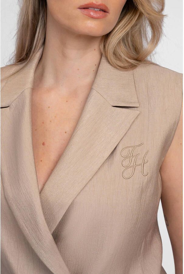 Fifth House viscose gilet beige - Foto 3