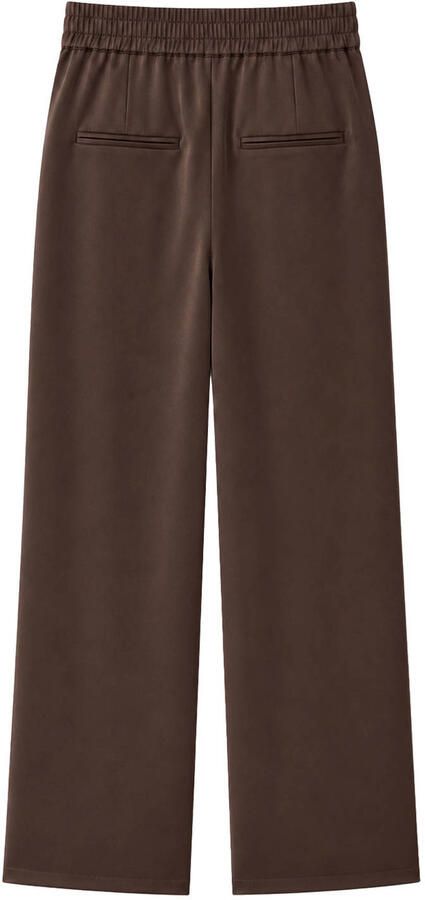 Fifth House wide leg broek donkerbruin - Foto 2