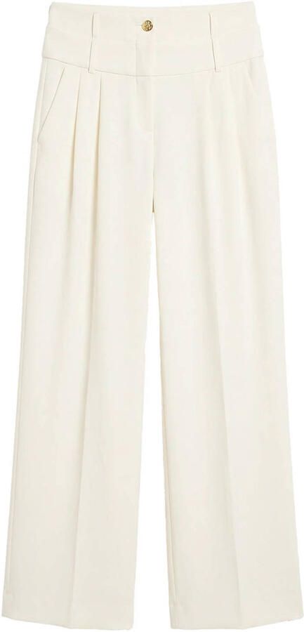 Fifth House wide leg high waist pantalon ecru - Foto 2