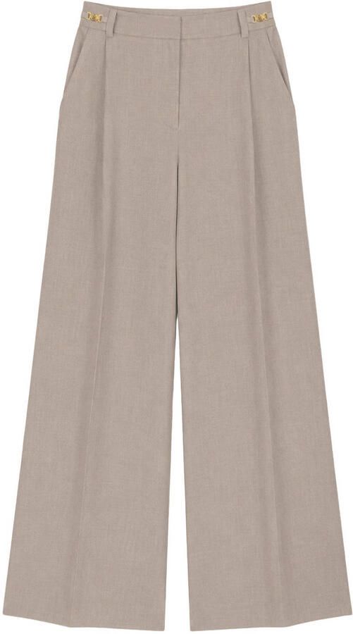 Fifth House wide leg pantalon taupe