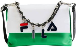 Fila crossbody tas met logo groen wit