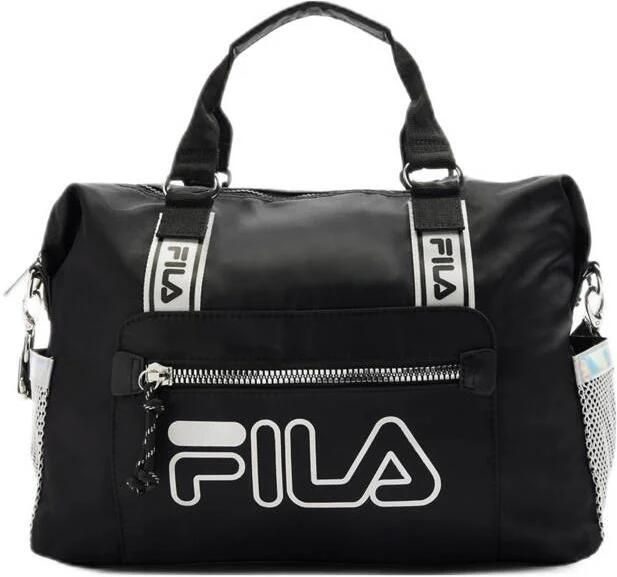 Fila shopper met logo zwart