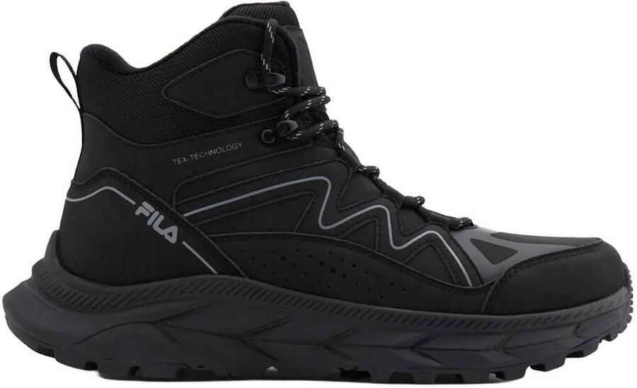Fila suèdelook sneakers zwart