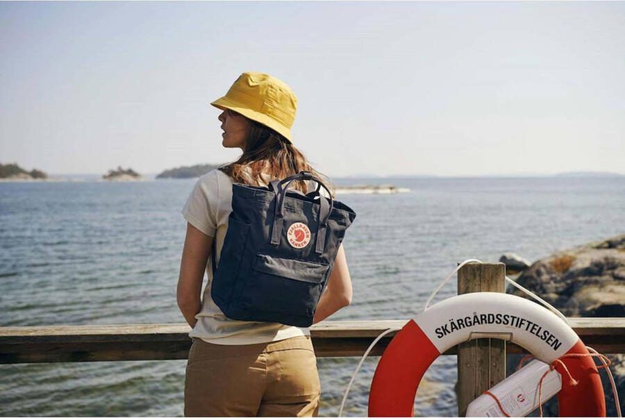 Fjällräven Kånken totepack marine Blauw Heren - Foto 2