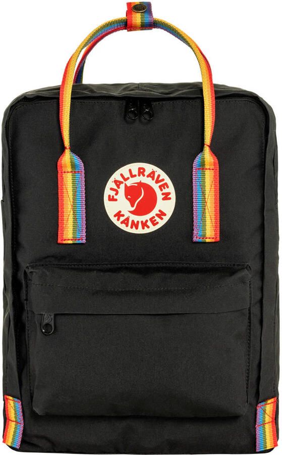 Fjällräven Regenboog Zwarte Rugzak met Meerdere Zakken Black Heren