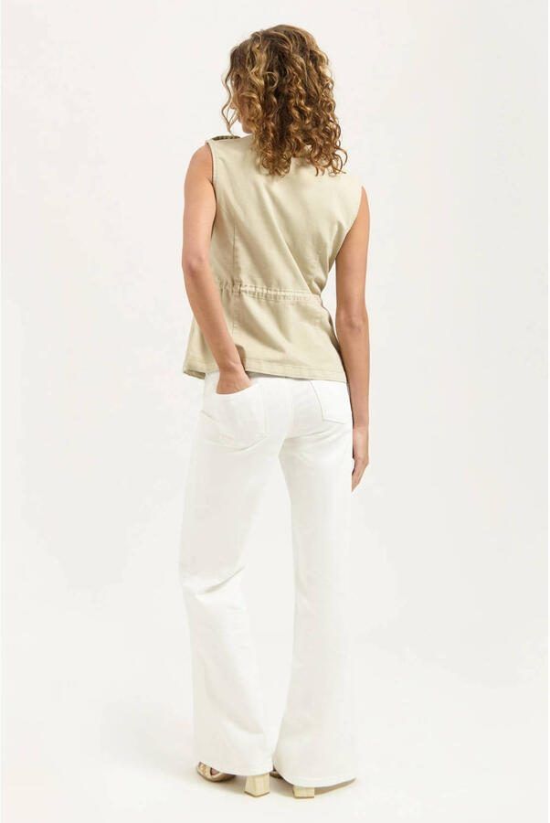 Florez Ana Flared Pocket flared jeans ecru - Foto 2