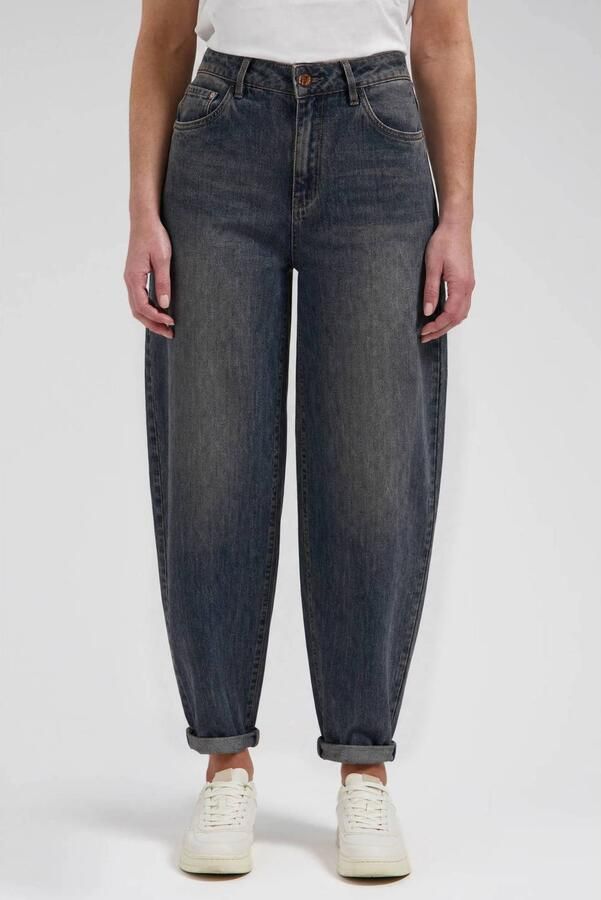 Florez barrel jeans dark blue