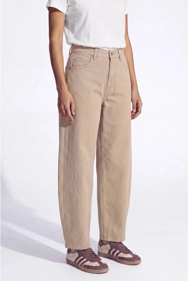 Florez barrel jeans zand