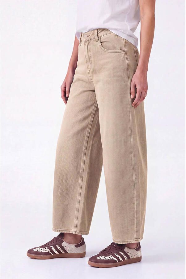 Florez barrel jeans zand - Foto 2