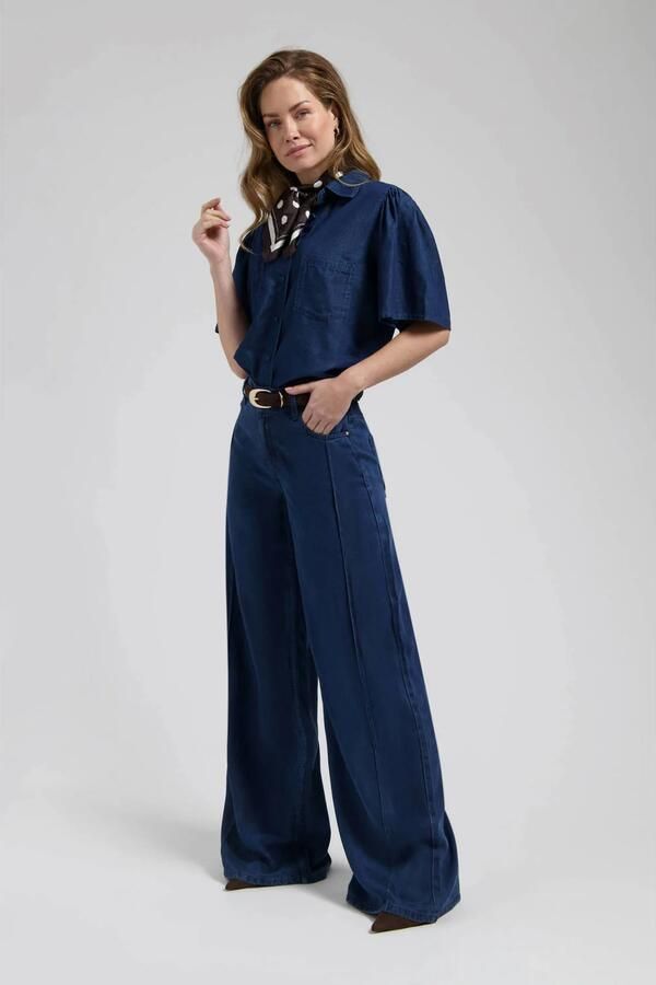 Florez Riley Wide Leg wide leg jeans dark blue denim - Foto 2