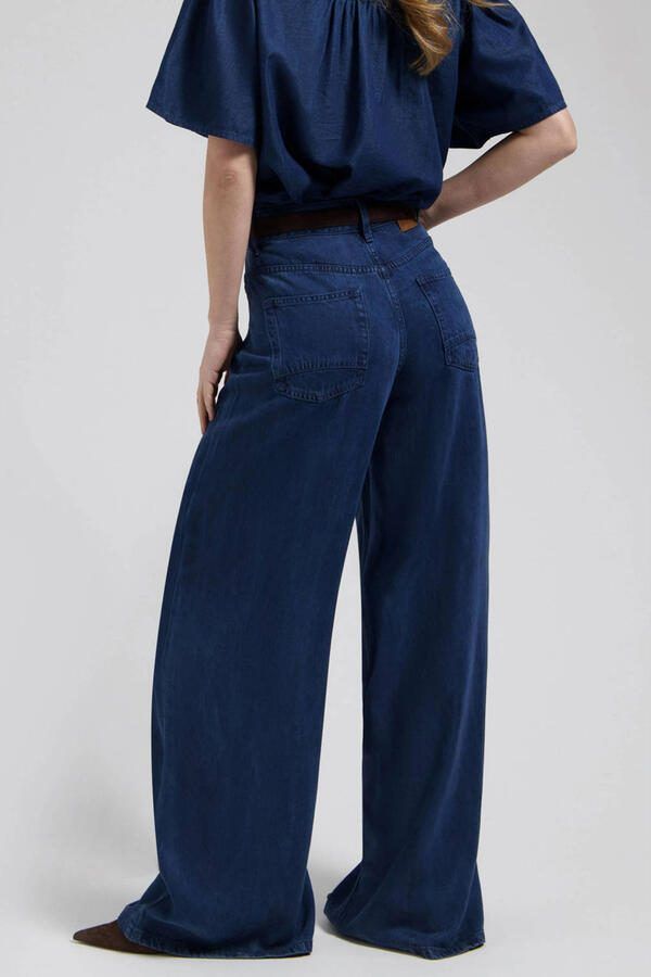 Florez Riley Wide Leg wide leg jeans dark blue denim - Foto 3