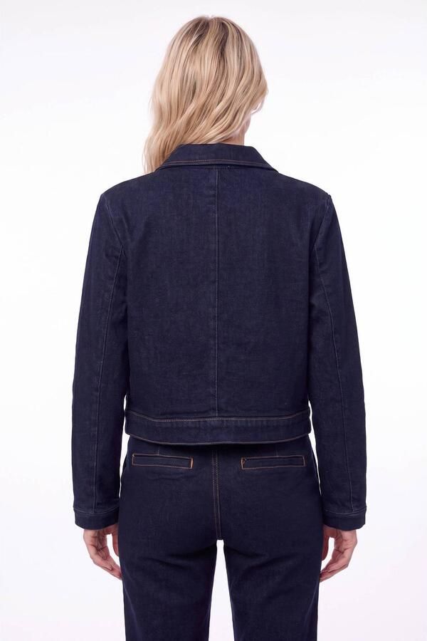 Florez spijkerjas dark blue - Foto 3