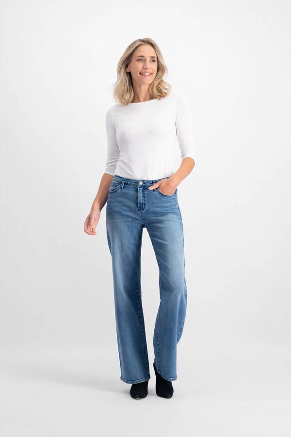 Florez straight leg jeans Sophie Straight medium blue denim - Foto 2