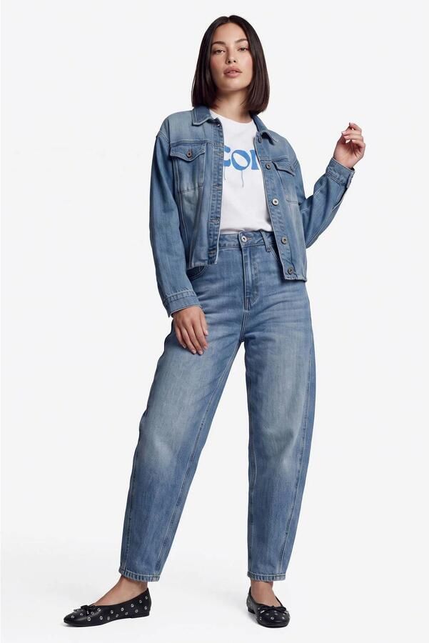 FLURESK barrel jeans middelblauw - Foto 2