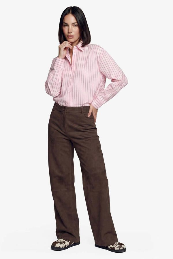 FLURESK blouse met krijtstreep roze - Foto 2