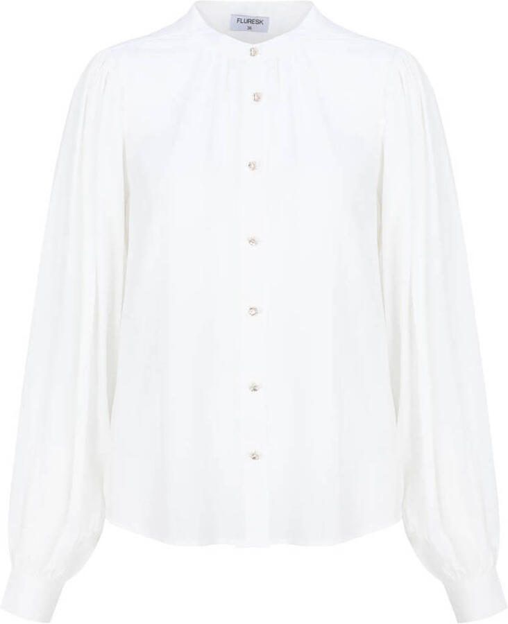 FLURESK blouse wit - Foto 2