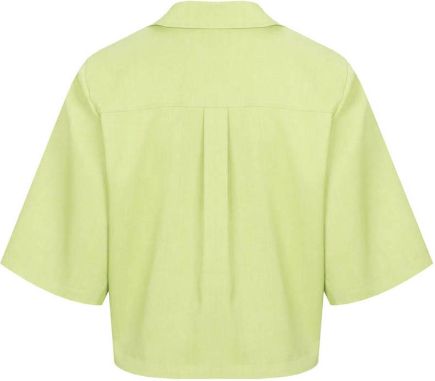 FLURESK cropped blazer lichtgroen - Foto 2