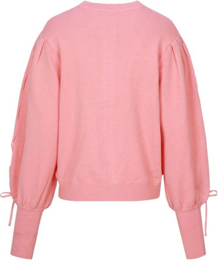 FLURESK gebreid vest roze - Foto 2