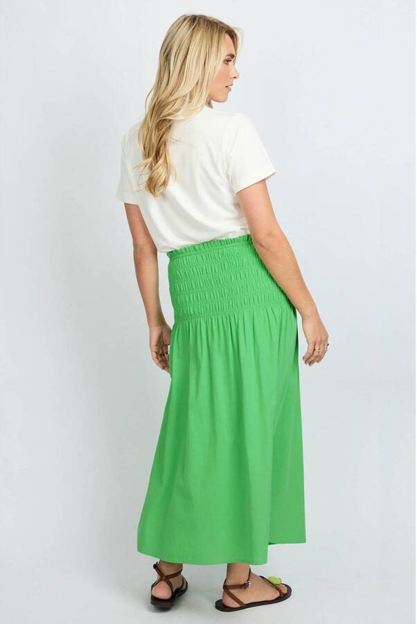 FLURESK midi rok groen - Foto 2