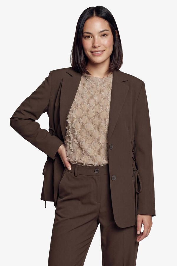 FLURESK regular fit blazer bruin