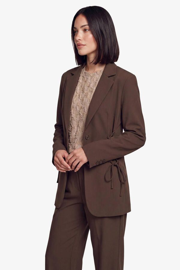 FLURESK regular fit blazer bruin - Foto 3