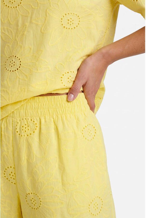 FLURESK regular waist casual short geel - Foto 2