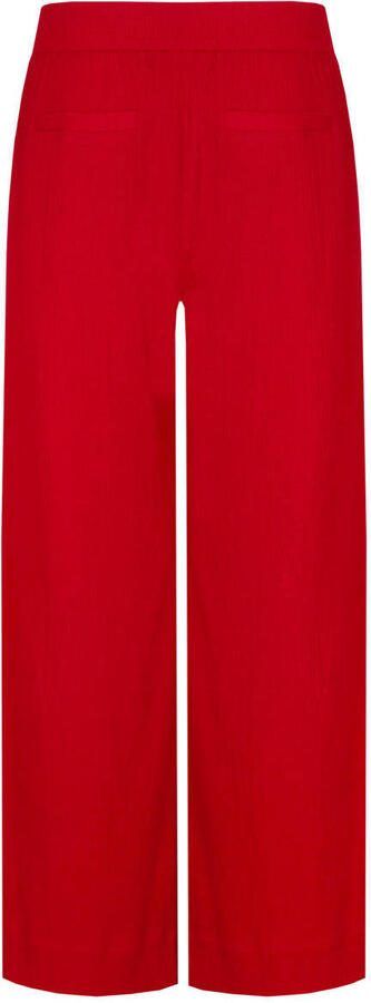 FLURESK straight regular waist broek rood - Foto 3