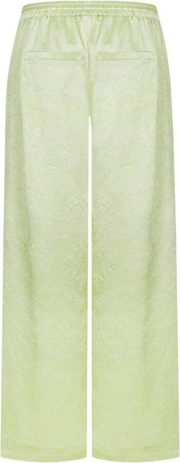 FLURESK straight regular waist casual broek lichtgroen - Foto 3