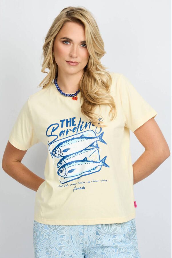 FLURESK T-shirt ecru