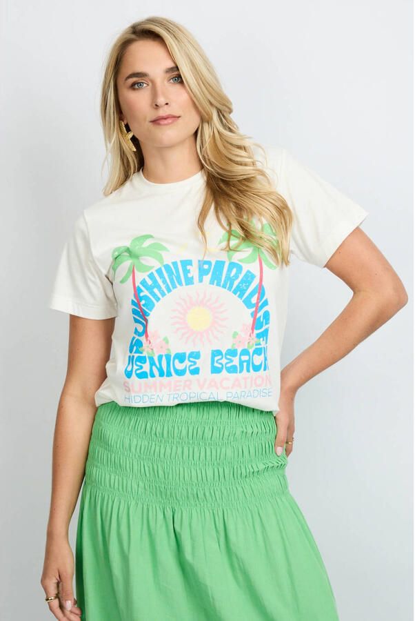 FLURESK T-shirt ecru