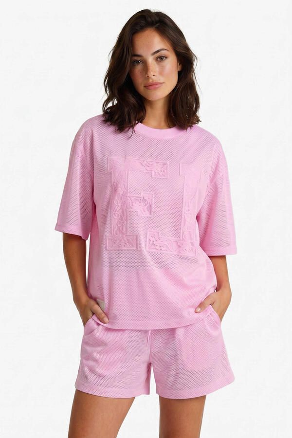 FLURESK T-shirt roze