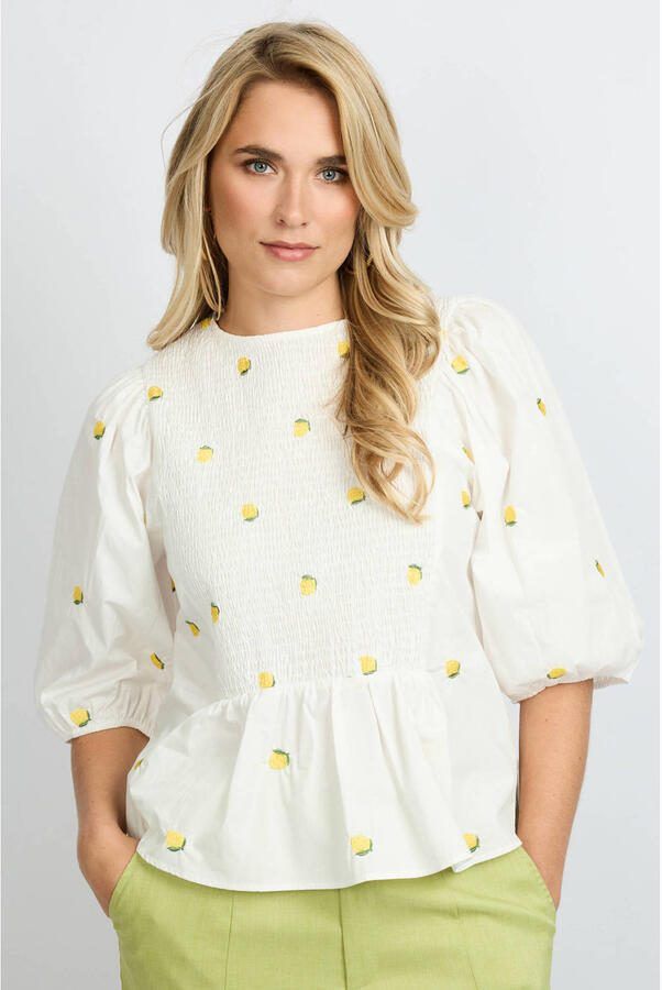 FLURESK top ecru