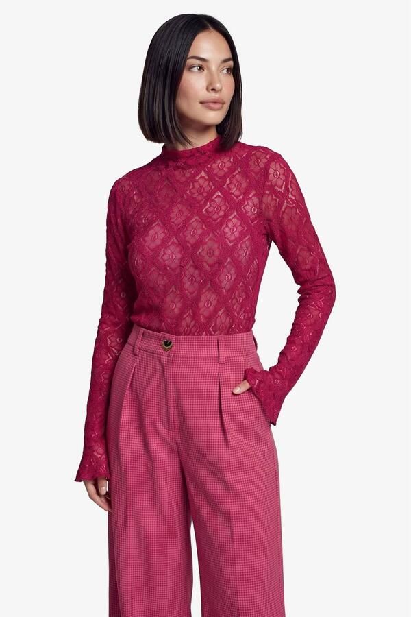 FLURESK top met print roze - Foto 2