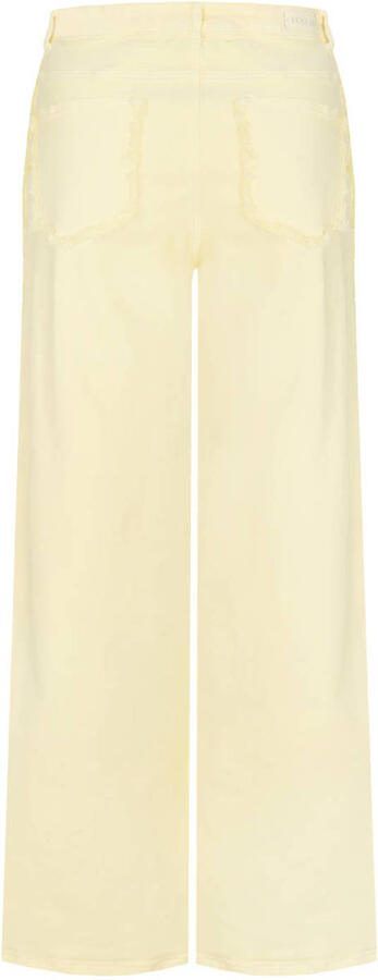 FLURESK Verina pants straight leg jeans lichtgeel - Foto 3