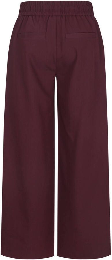 FLURESK wide leg broek donkerrood - Foto 3