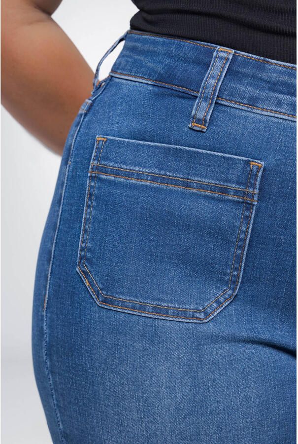 Fox Factor BOBI Monroe Blue high waist bootcut jeans medium blue denim - Foto 2