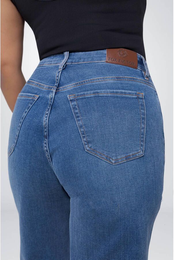Fox Factor DENVER Shore Blue high waist wide leg jeans medium blue denim - Foto 2