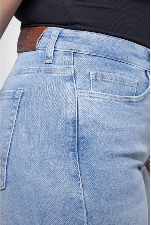 Fox Factor high waist bootcut jeans light blue denim - Foto 2