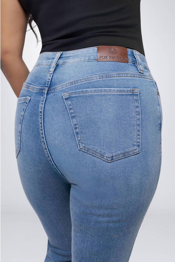 Fox Factor high waist bootcut jeans medium blue denim - Foto 2