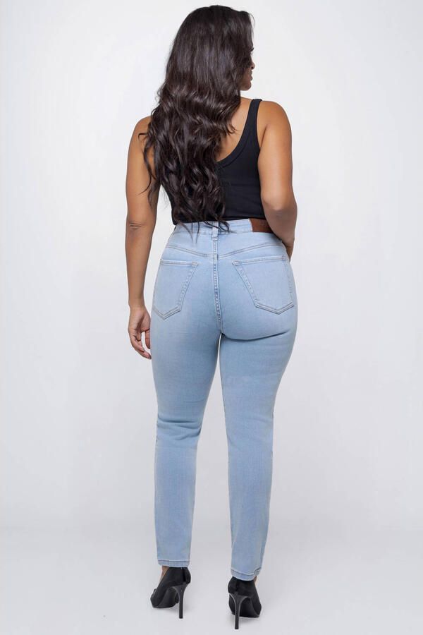 Fox Factor high waist skinny jeans light blue denim - Foto 2