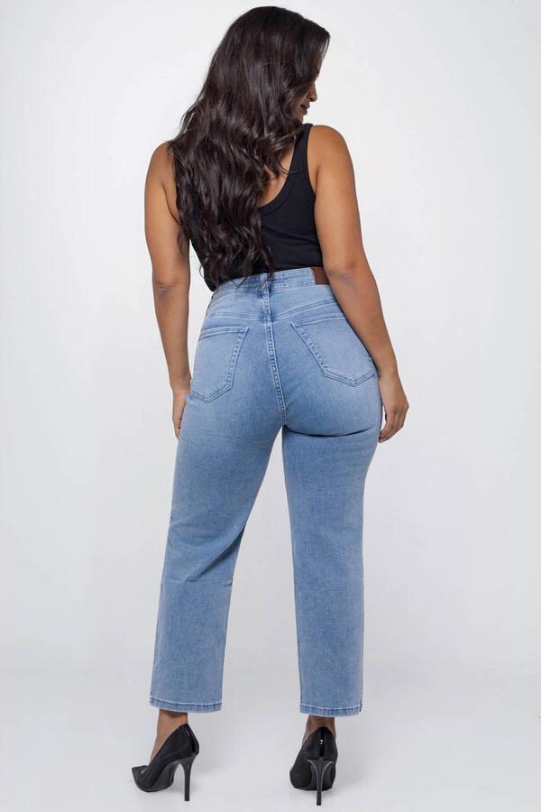 Fox Factor RIO Ruby Blue high waist cropped jeans light blue denim - Foto 2